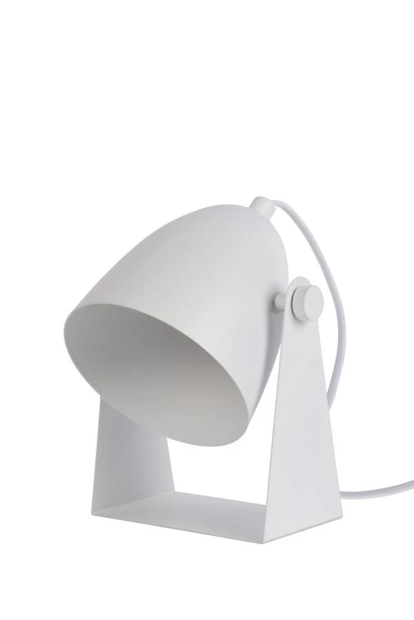 Lucide CHAGO - Lampe de table - 1xE14 - Blanc - éteint